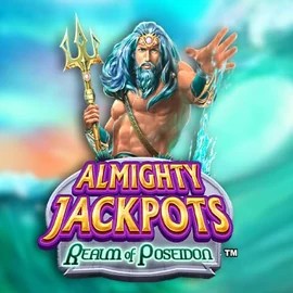 Almighty Jackpots – Realm of Poseidon game by Novomatic – logo hosted on Bassbet Casino