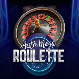 Auto Mega Roulette slot logo by Pragmatic Play at Bassbet Casino