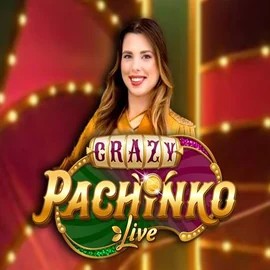 Crazy Pachinko slot visual from Evolution available on basssbet.gr