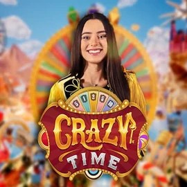 Crazy Time logo by Evolution Bassbet Casino
