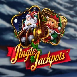 Jingle Jackpots slot visual from Dragon Gaming available on basssbet.gr