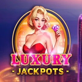 Luxury Jackpots slot logo by Triple Cherry at Bassbet Casino