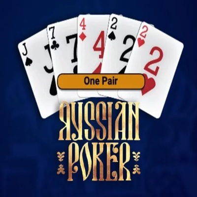 Russian Poker online game logo by OneTouch Games on basssbet.gr