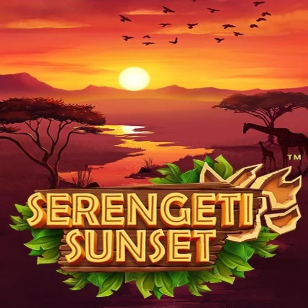 Serengeti Sunset slot logo by Skywind Group at Bassbet Casino