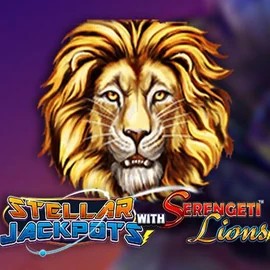 Play the Stellar Jackpots with Serengeti Lions slot by Lightning Box Game on Bassbet Casino